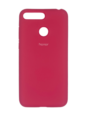 Силиконовый чехол Full Cover для Huawei Y6 2018 Prime rose pink