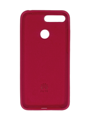 Силіконовий чохол Full Cover для Huawei Y6 2018 Prime rose pink