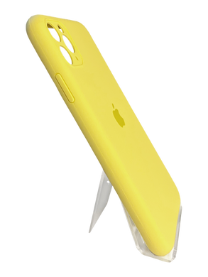 Силіконовий чохол Full Cover для iPhone 11 Pro Max mellow yellow Full Camera