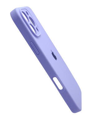 Силиконовый чехол Full Cover для iPhone 16 Pro lilac (dasheen) Full Camera