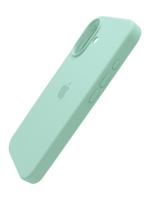 Силіконовий чохол Full Cover для iPhone 16 turquoise