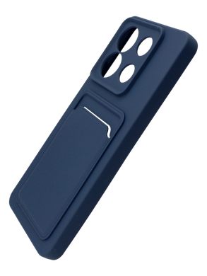 Силиконовый чехол WAVE Colorful Pocket для Xiaomi Redmi Note 13 Pro 5G ocean blue Full Camera