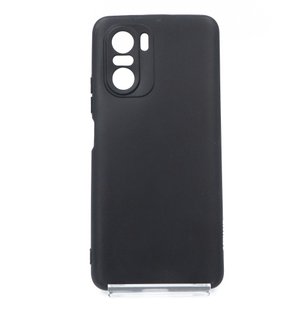 Силіконовий чохол Soft Feel для Xiaomi Redmi K40/Poco F3 Epik Black TPU Full Camera black