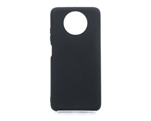 Силиконовый чехол Soft feel для Xiaomi Redmi Note 9 5G/Note 9T black Candy