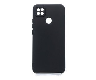 Силіконовий чохол Full Cover для Xiaomi Redmi 10A/9C black Full Camera без logo