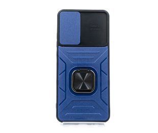 Чехол Camshield Flash Ring for Magnet для Xiaomi Redmi Note 10/Note 10S blue противоударный