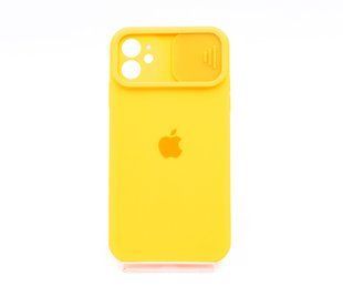 Силіконовий чохол Full Cover для iPhone 11 orange Full Camera зі шторкою