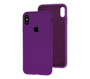 Силиконовый чехол original для iPhone X/XS purple