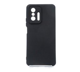 Силіконовий чохол Full Cover для Xiaomi Mi 11T/11T Pro black Full Camera без logo