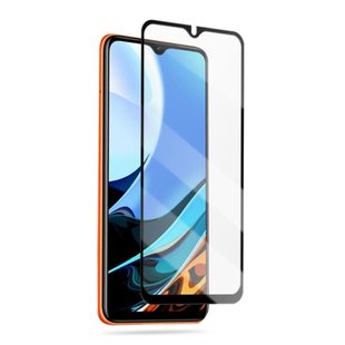 Защитное 2.5D стекло Glass Full Glue для Xiaomi Redmi Note 9/9T f/s 0.3mm black