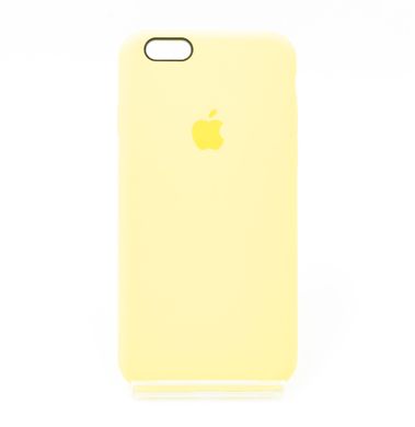 Силиконовый чехол Full Cover для iPhone 6 new yellow