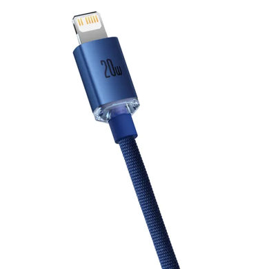 Кабель Baseus Crystal Shine series Type-C to Lightning 20W 1.2m blue