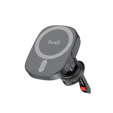 Автотримач CM570B Budi Wireless Car Сharger Phone Holder black