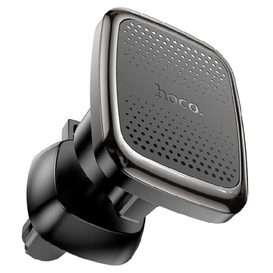 Автотримач Hoco CA106 Air outlet magnetic car holder black metal gray