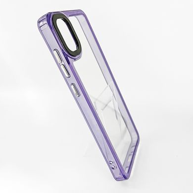 Чехол TPU+PC Colorside для Samsung A05 clear/purple