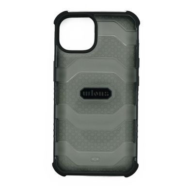 Накладка Military Grade для iPhone 13/14 black з посиленими кутами