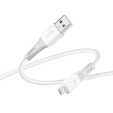 USB кабель Ridea RC-SI35 SiliconePro 12W Lightning 1m white