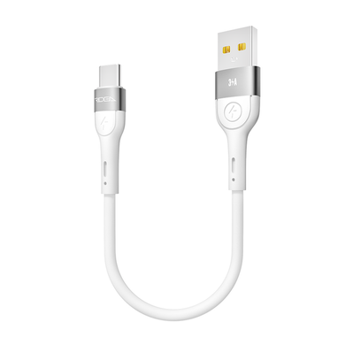 USB кабель Ridea RC-XS51 X-Silicone Type-C 3A 0.25m white