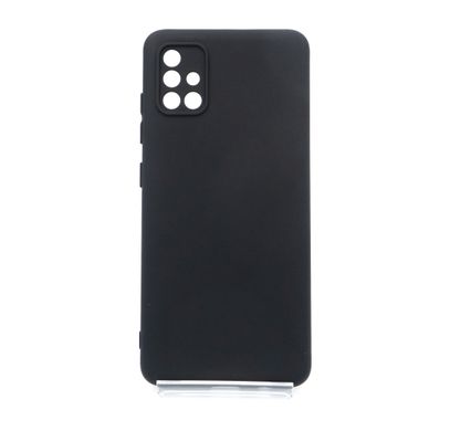 Силіконовий чохол Full Cover для Samsung A51 black Full Camera без logo