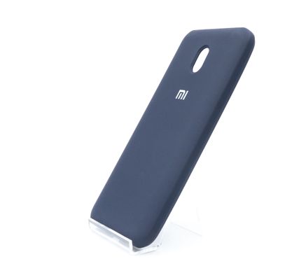 Силиконовый чехол Full Cover для Xiaomi Redmi 8A dark blue