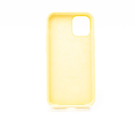 Силіконовий чохол Full Cover для iPhone 12 mini yellow