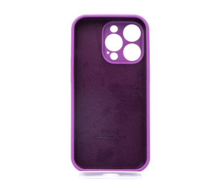 Силіконовий чохол Full Cover для iPhone 14 Pro purple (grape) Full Camera