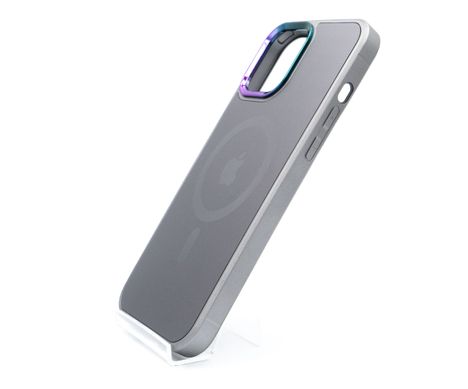 Чохол TPU+Glass Sapphire Mag Evo case для iPhone 12/12 Pro grey