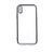 Силіконовий чохол Сlear для iPhone X/XS black Full Camera з глянсовою окантовкою