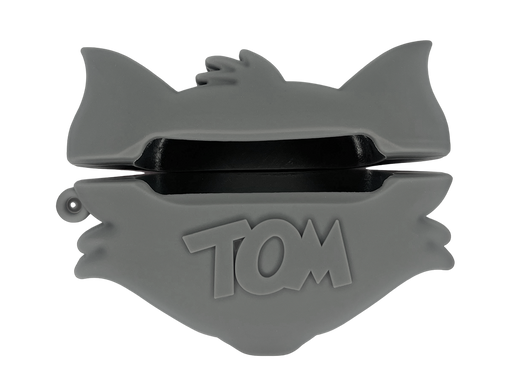 Чохол силіконовий Tom&Jerry для Apple AirPods Pro + (з карабіном) Tom/grey