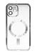 Чехол Metal Matte with MagSafe для iPhone 12 silver Full Camera