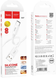 USB кабель Hoco X87 Magic silicone Type-C 3A/1m white