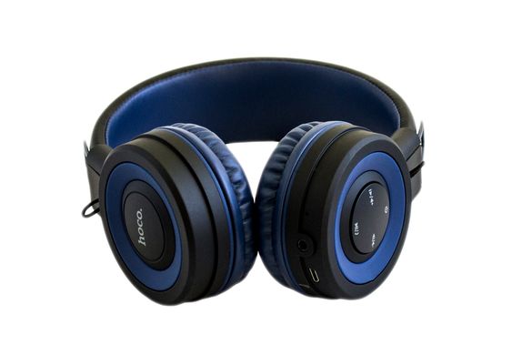 Bluetooth стерео гарнітура Hoco W16 Cool Motion blue
