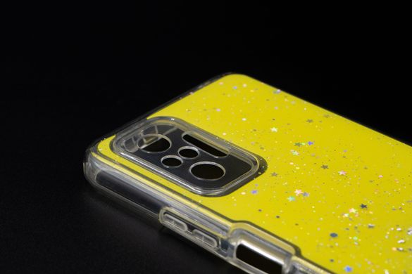 Накладка Wave Brilliant Case (TPU) для Xiaomi Redmi Note 10 Pro yellow