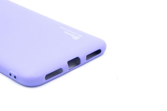 Силіконовий чохол Baseus Nano матовий для Xiaomi Redmi Note 6 Pro (Бузковий)