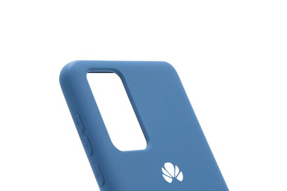 Силиконовый чехол Full Cover для Huawei P40 navy blue