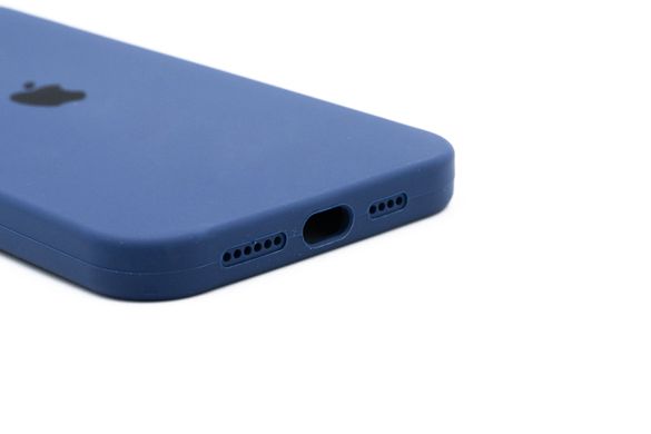 Силіконовий чохол Full Cover для iPhone 12 Pro Max deep navy Full Camera
