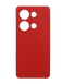 Силиконовый чехол Full Cover для Xiaomi Redmi Note 13 4G red Full Camera без logo