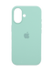 Силіконовий чохол Full Cover для iPhone 16 turquoise