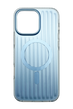 TPU чехол Ribbed Matte with MagSafe для iPhone 16 Pro Max blue
