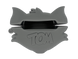 Чохол силіконовий Tom&Jerry для Apple AirPods Pro + (з карабіном) Tom/grey