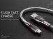 USB кабель HOCO U52 Bright Lightning 1.2m silver