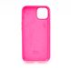 Силіконовий чохол Full Cover для iPhone 13 barbie pink