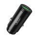 Автомобільний зарядний пристрій XO CC39 QC3.0 1USB/18W+ USB Lighting black