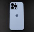 Силіконовий чохол Full Cover для iPhone 14 Pro Max lilac blue Full Camera