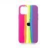 Силіконовий чохол Full Cover для iPhone 11 Pro Rainbow №7