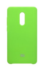 Силиконовый чехол Silicone Cover для Xiaomi Redmi Note 4X green