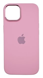 Силіконовий чохол Metal Frame and Buttons для iPhone 14 pink