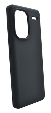 Силиконовый чехол Full Cover для Xiaomi Redmi Note 13 Pro+ black (AAA) без logo