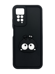 Чехол Pretty Things для Xiaomi Redmi Note 11 Pro/Note 12 Pro 4G black/eyes Full Camera