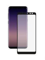 Защитное 2.5D стекло Full Glue для Samsung A8+(2018) f/s black